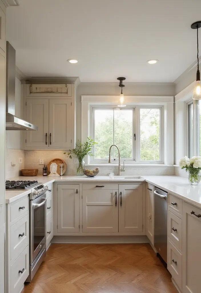 25 Beige Kitchen Cabinets That Feel Chic and Calm 1 25 Beige Kitchen Cabinets That Feel Chic and Calm - 1. Classic Shaker Style