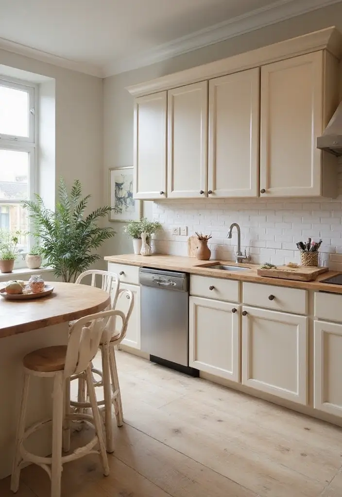 25 Beige Kitchen Cabinets That Feel Chic and Calm 23 25 Beige Kitchen Cabinets That Feel Chic and Calm - 23. Personal Touches