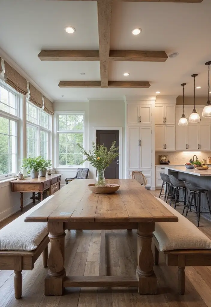25 Cozy Kitchen Ideas Perfect for a Warm Home Vibe - 13. Comfortable Seating Areas