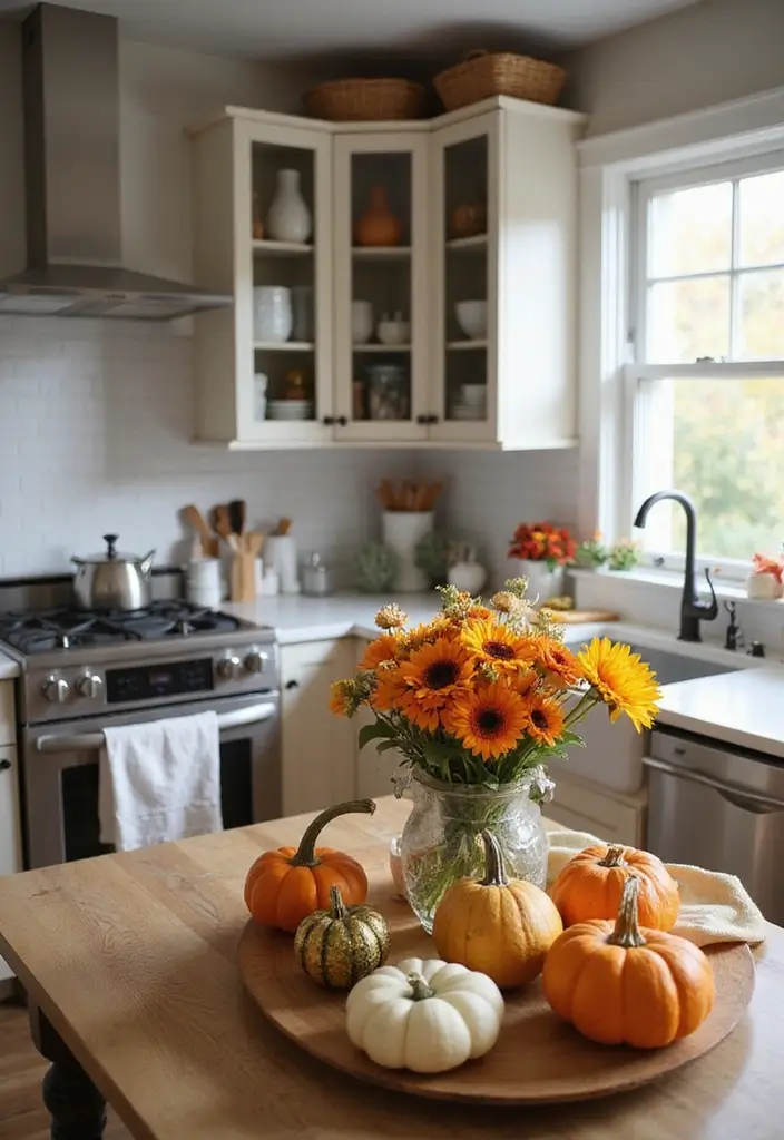 25 Cozy Kitchen Ideas Perfect for a Warm Home Vibe - 15. Seasonal Decor Changes