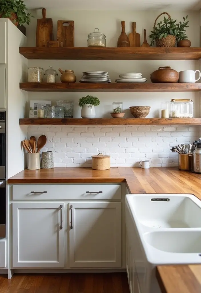 25 Cozy Kitchen Ideas Perfect for a Warm Home Vibe - 2. Rustic Wooden Accents