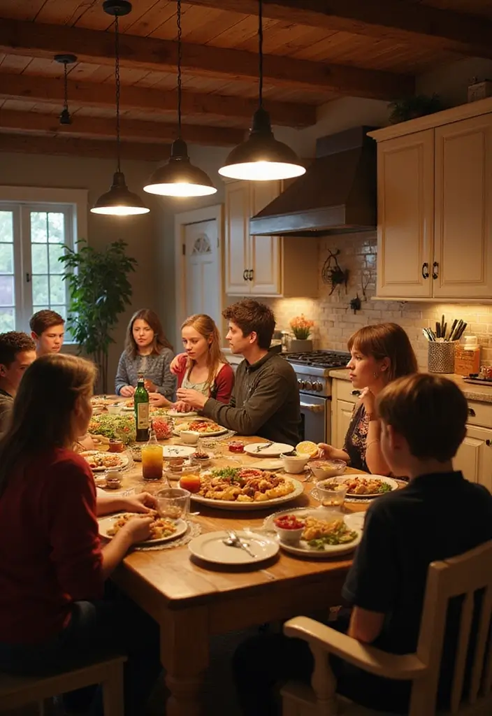 25 Cozy Kitchen Ideas Perfect for a Warm Home Vibe - 25. Family Gatherings