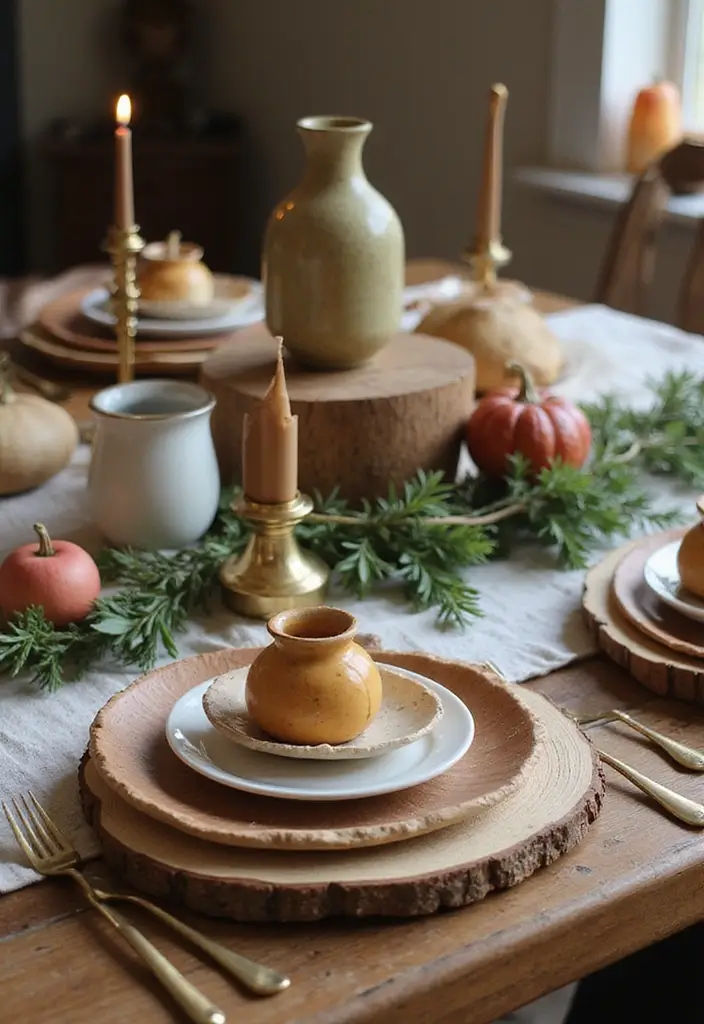 25 Farmhouse Kitchen Ideas for a Timeless Rustic Feel - 10. Rustic Table Settings