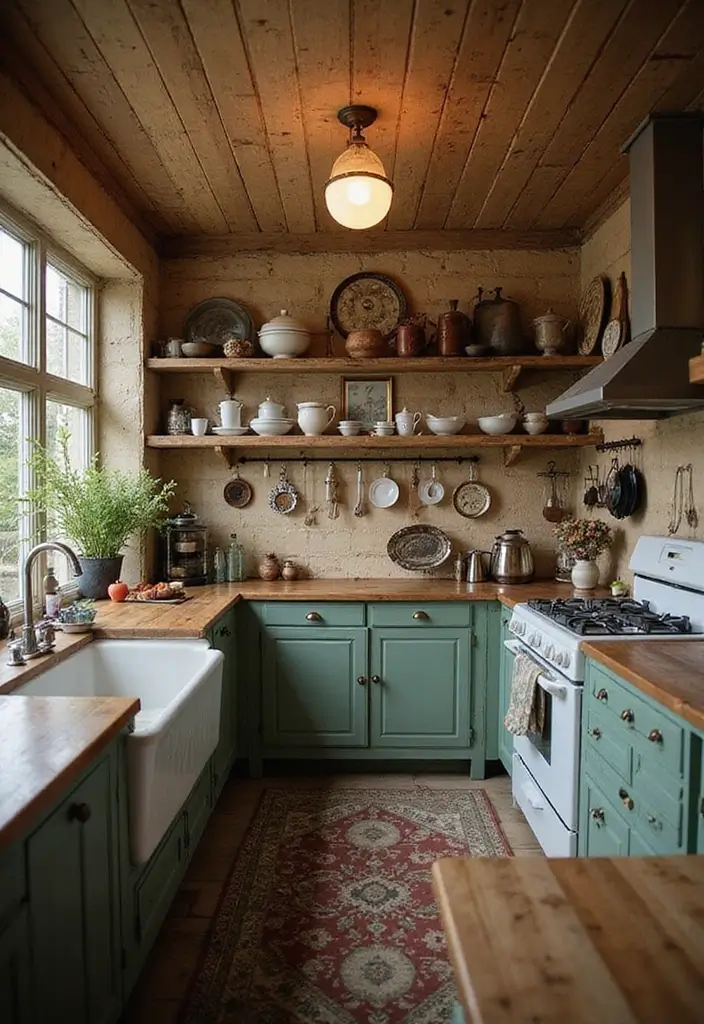 25 Interior Design Kitchen Ideas That Inspire a Makeover 10 25 Interior Design Kitchen Ideas That Inspire a Makeover - 10. Vintage Accents