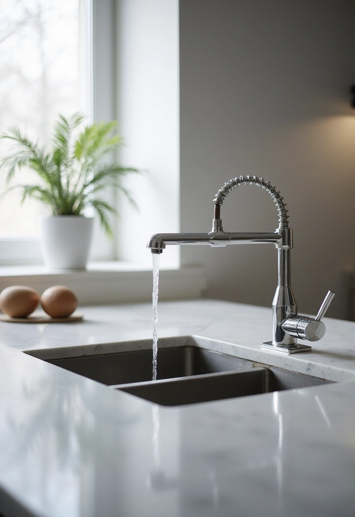 25 Interior Design Kitchen Ideas That Inspire a Makeover 15 25 Interior Design Kitchen Ideas That Inspire a Makeover - 15. Water-Saving Fixtures