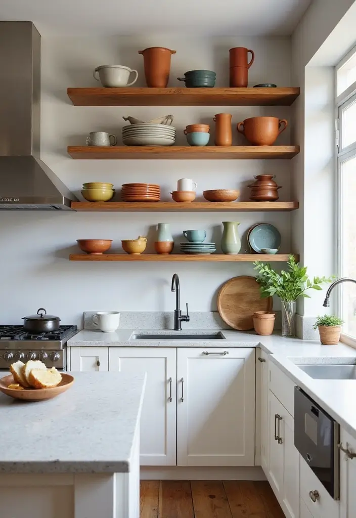 25 Interior Design Kitchen Ideas That Inspire a Makeover 20 25 Interior Design Kitchen Ideas That Inspire a Makeover - 20. Stylish Dishware Displays