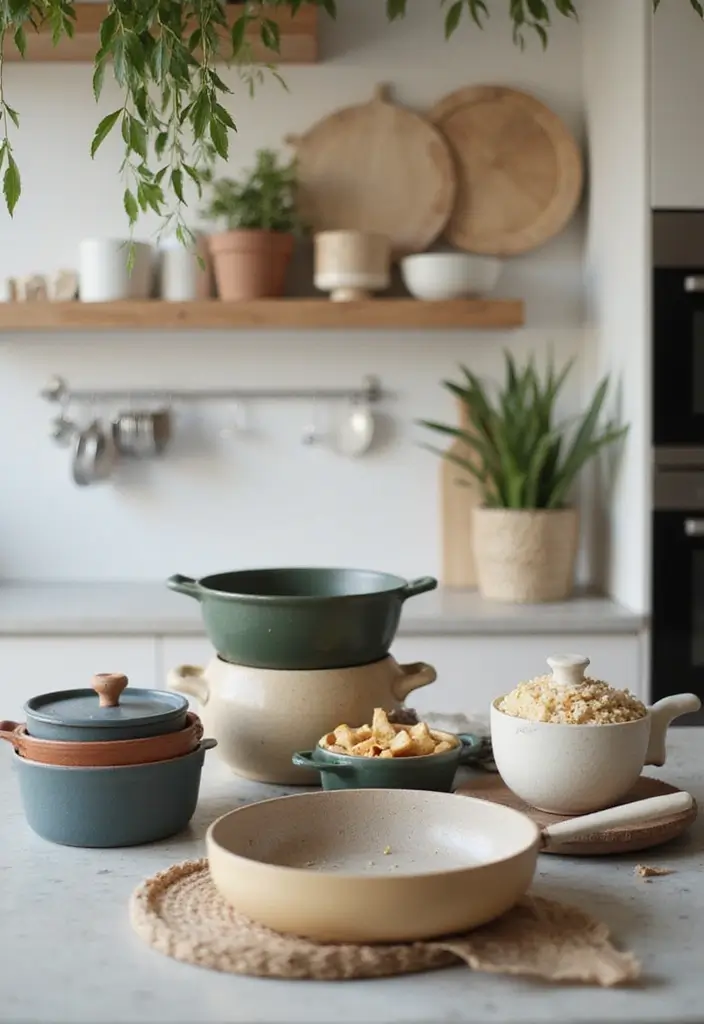 25 Interior Design Kitchen Ideas That Inspire a Makeover 25 25 Interior Design Kitchen Ideas That Inspire a Makeover - 25. Sustainable Cookware