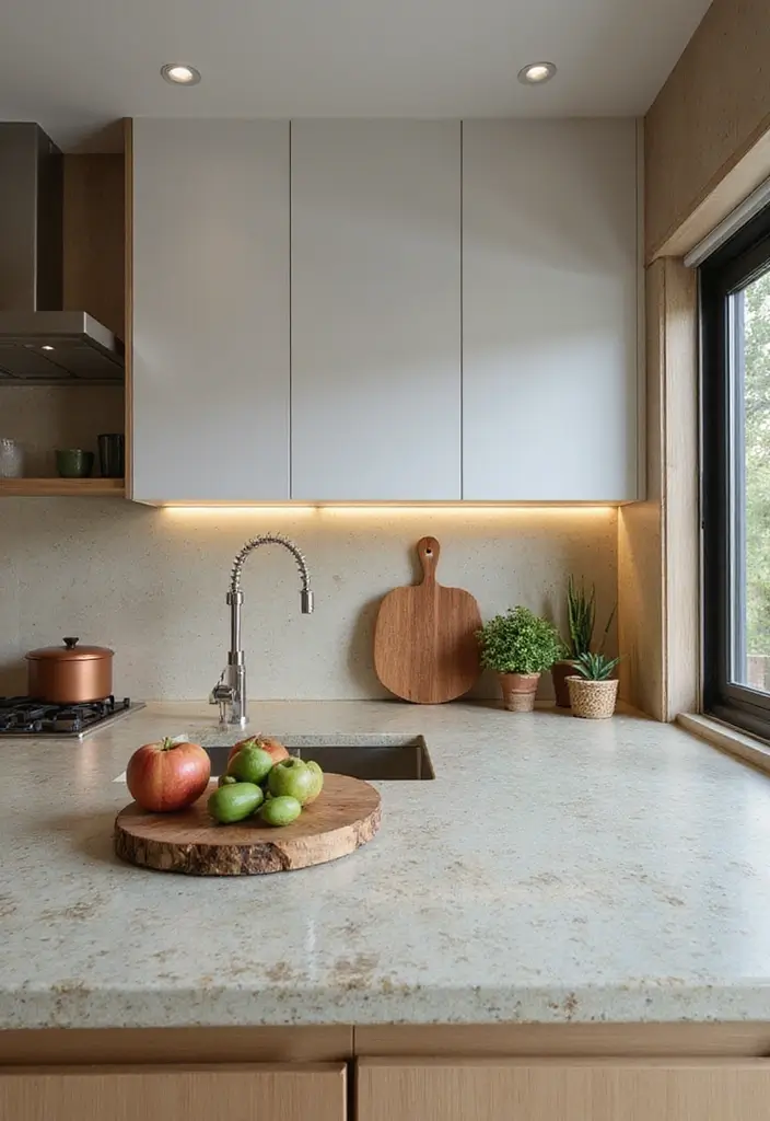 25 Interior Design Kitchen Ideas That Inspire a Makeover 3 25 Interior Design Kitchen Ideas That Inspire a Makeover - 3. Sustainable Countertops