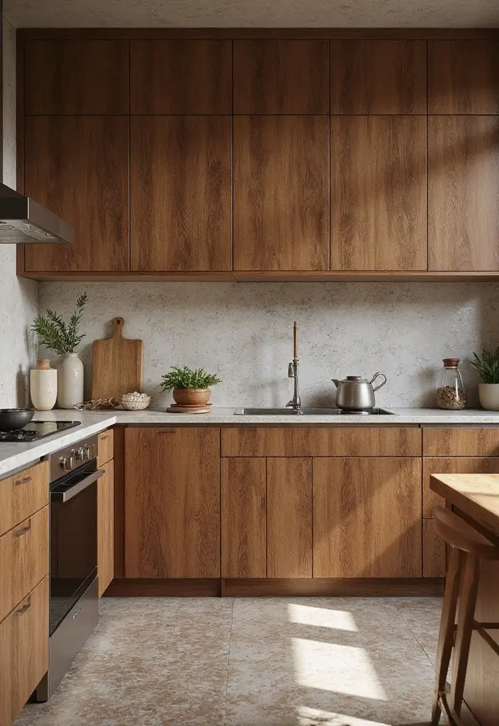 25 Kitchen Extension Ideas That Make Homes Feel Bigger - 21. Incorporate Textured Surfaces