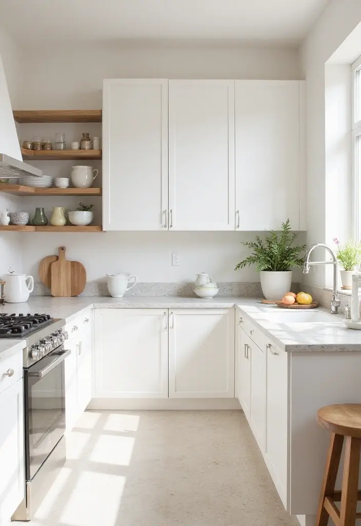 25 Kitchen Extension Ideas That Make Homes Feel Bigger - 6. Light Colors for an Airy Feel