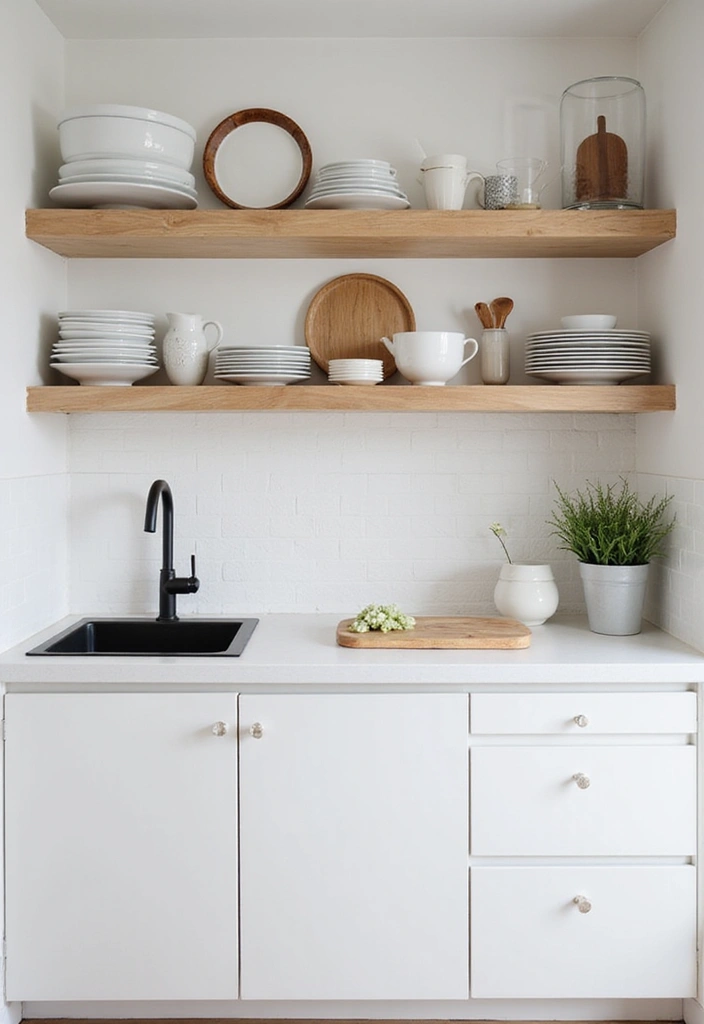 25 Kitchen Extension Ideas That Make Homes Feel Bigger - 9. Open Shelving for Accessibility