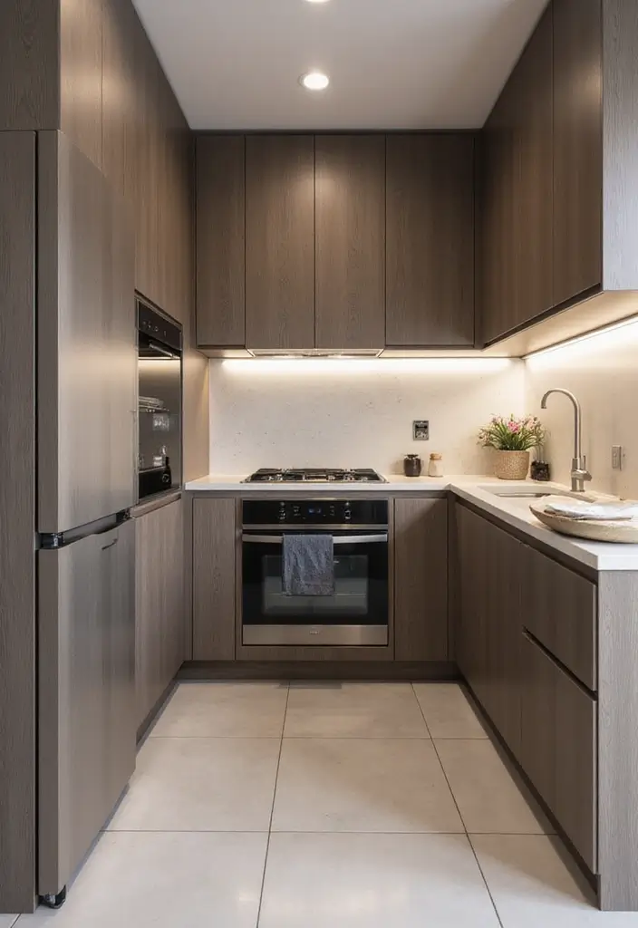 25 Narrow Kitchen Ideas That Save Every Inch of Space - 14. Compact Appliances