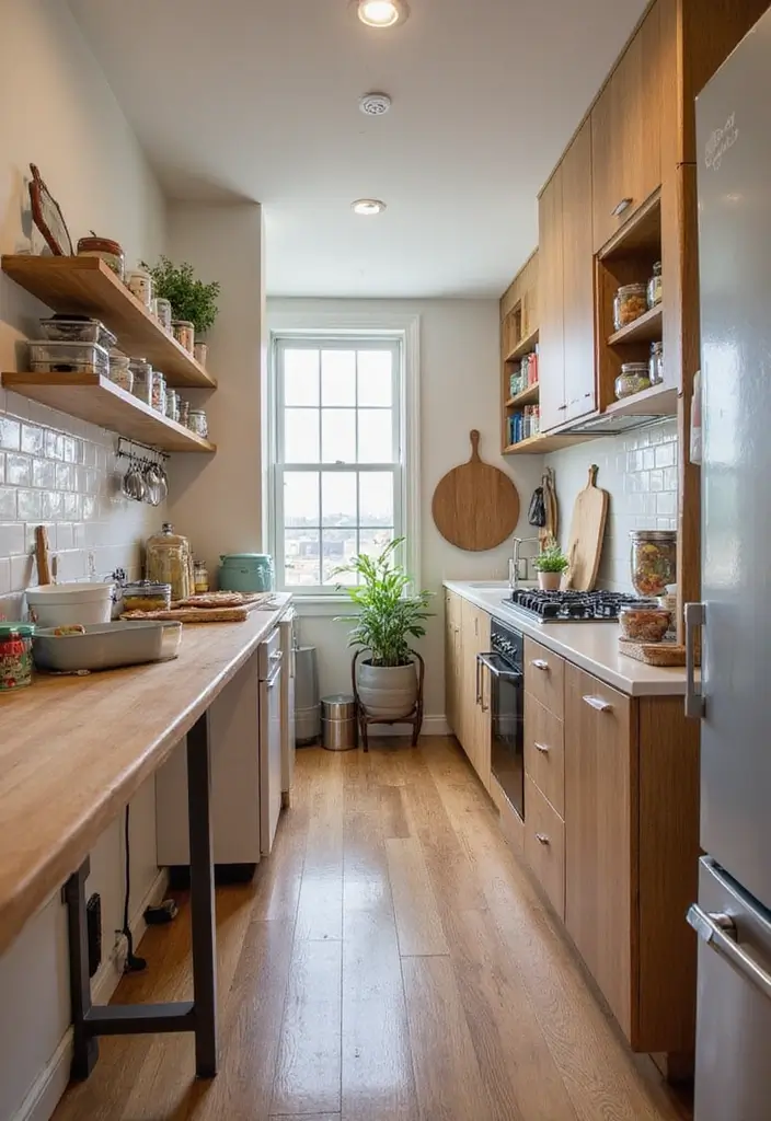 25 Narrow Kitchen Ideas That Save Every Inch of Space - 21. Functional Accessories