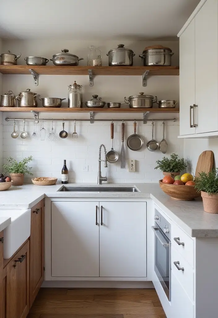 25 Narrow Kitchen Ideas That Save Every Inch of Space - 6. Wall-Mounted Storage