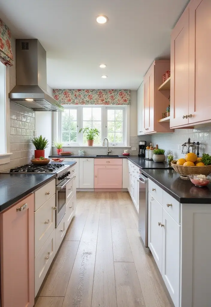 25 Narrow Kitchen Ideas That Save Every Inch of Space - 8. Color Schemes