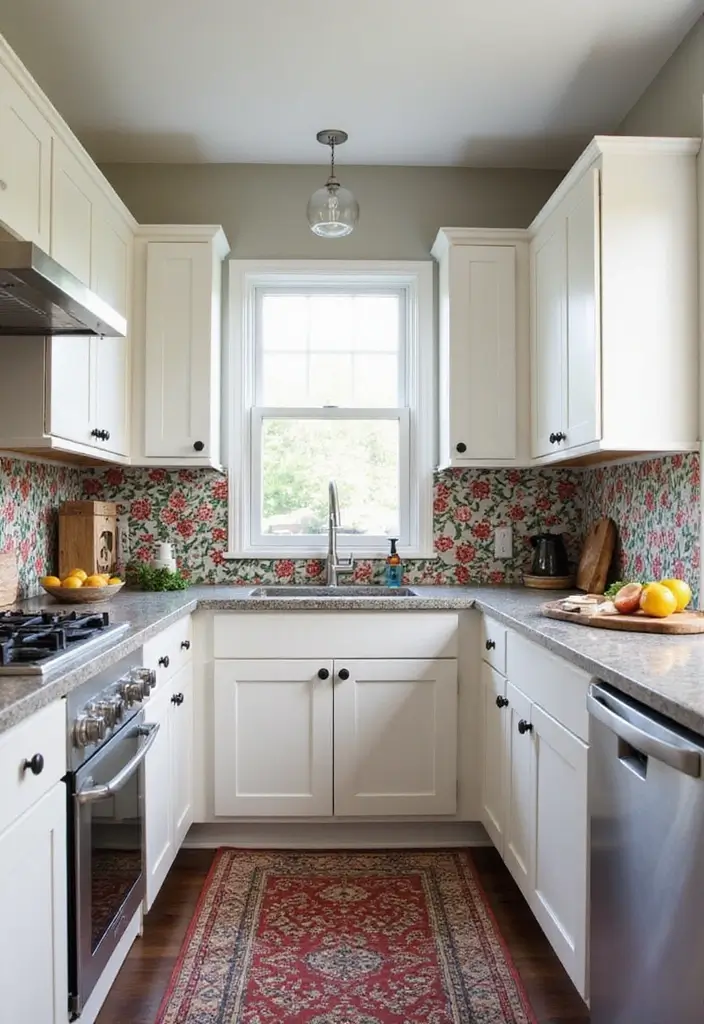 25 Small Galley Kitchen Ideas That Actually Look Big - 10. Add a Backsplash with Flair