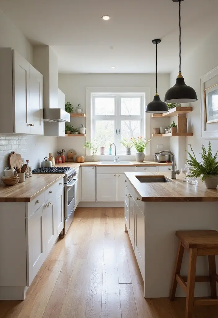 25 Small Galley Kitchen Ideas That Actually Look Big - 14. Embrace a Unique Layout