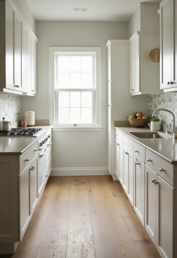 25 Small Galley Kitchen Ideas That Actually Look Big - 2. Brighten Up with Light Colors
