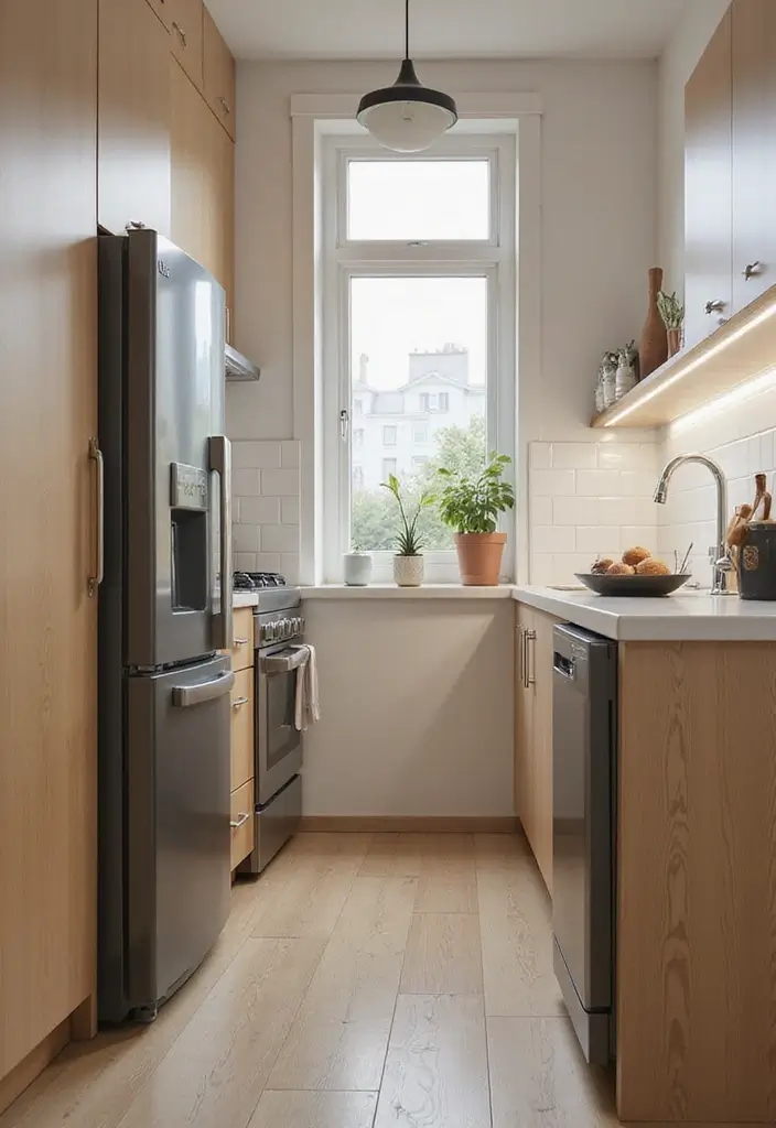 25 Small Galley Kitchen Ideas That Actually Look Big - 6. Compact Appliances