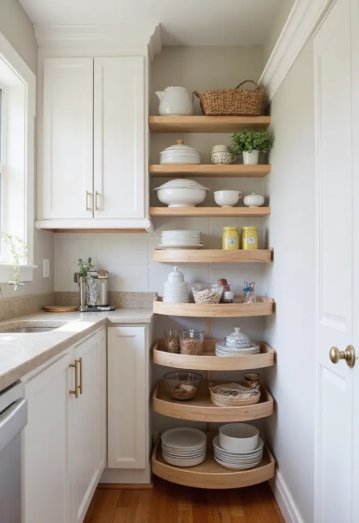 25 Small Galley Kitchen Ideas That Actually Look Big - 8. Utilize the Corners