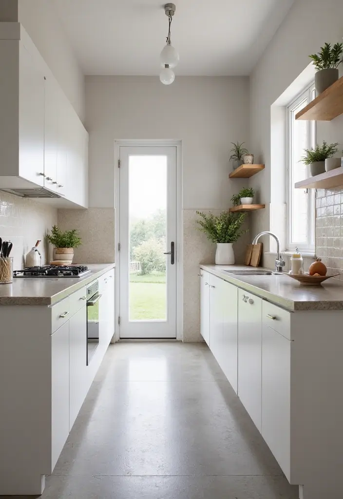 25 Small Galley Kitchen Ideas That Actually Look Big - 9. Minimalist Design Approach