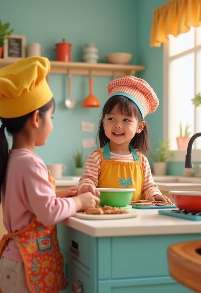 25 Toca Boca Room Kitchen Ideas That Kids Adore 12 25 Toca Boca Room Kitchen Ideas That Kids Adore - 12. Cooking Aprons and Hats