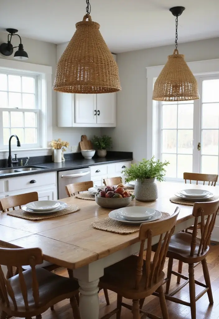 26 Boho Kitchen Ideas That Look Fun and Free 26 26 Boho Kitchen Ideas That Look Fun and Free - 26. Seasonal Decor Changes