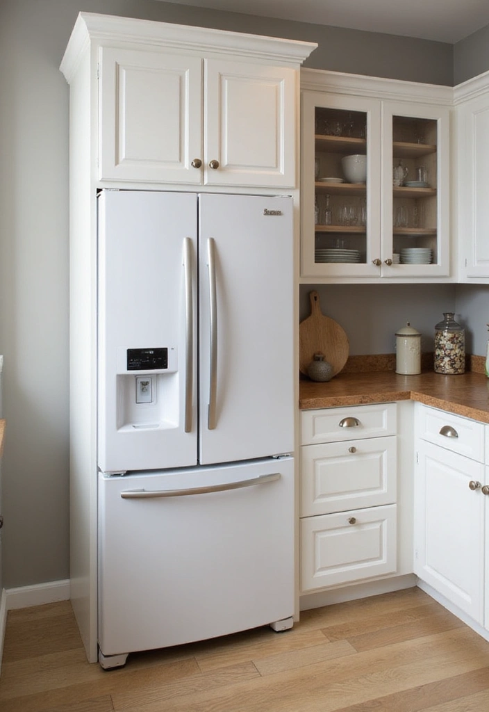 26 Kitchen Corner Ideas That Unlock Hidden Potential 18 26 Kitchen Corner Ideas That Unlock Hidden Potential - 18. Corner Refrigerator Cabinet