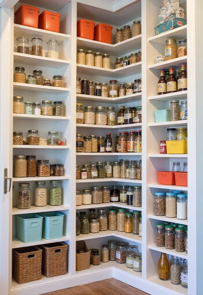 26 Kitchen Corner Ideas That Unlock Hidden Potential 2 26 Kitchen Corner Ideas That Unlock Hidden Potential - 2. Corner Pantry Solution