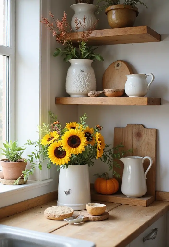 26 Kitchen Corner Ideas That Unlock Hidden Potential 26 26 Kitchen Corner Ideas That Unlock Hidden Potential - 26. Corner Seasonal Decor