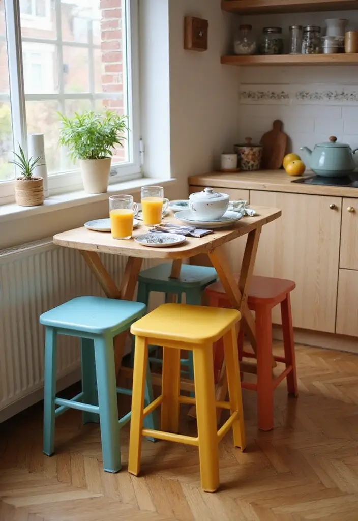 26 Kitchen Corner Ideas That Unlock Hidden Potential 3 26 Kitchen Corner Ideas That Unlock Hidden Potential - 3. Foldable Corner Table