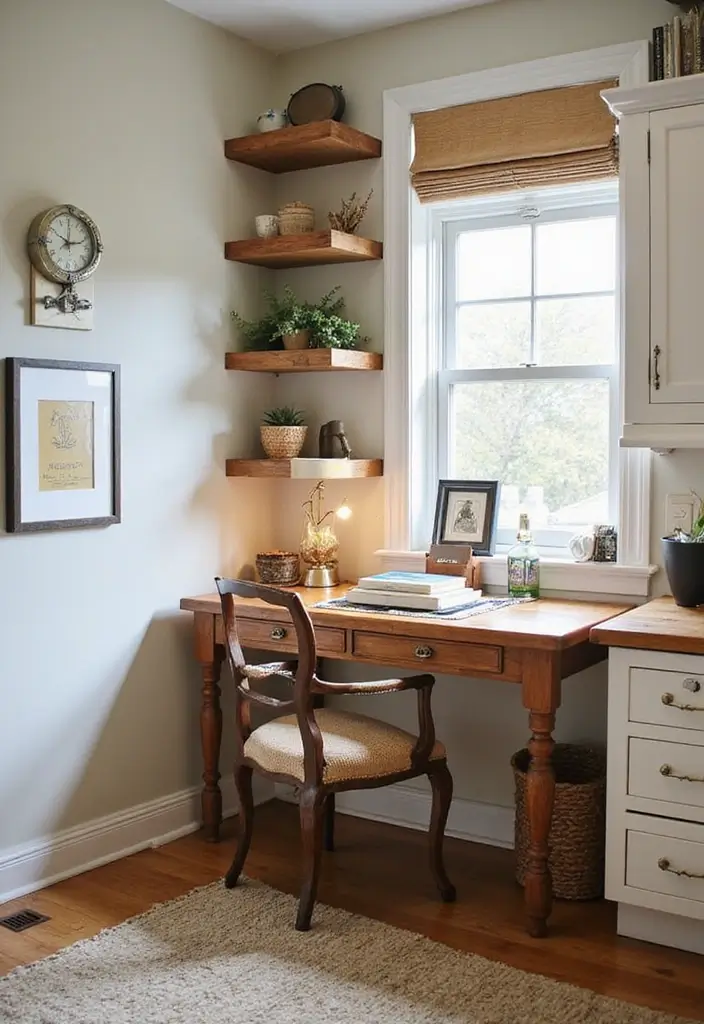 26 Kitchen Corner Ideas That Unlock Hidden Potential 8 26 Kitchen Corner Ideas That Unlock Hidden Potential - 8. Corner Desk Nook