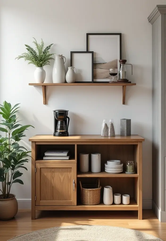 27 Coffee Bar Ideas Kitchen Counters Can’t Live Without 14 27 Coffee Bar Ideas Kitchen Counters Can’t Live Without - 14. Multi-Functional Furniture