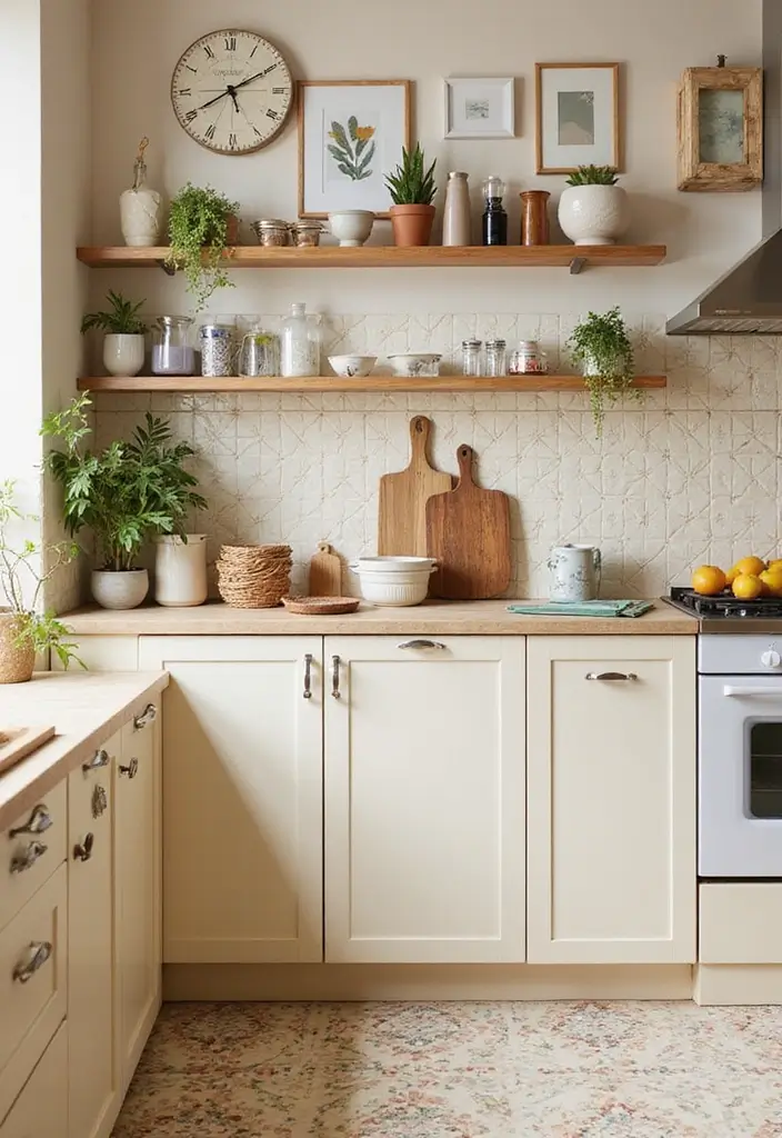 27 Cream Kitchen Ideas You’ll Want to Copy Right Away 10 27 Cream Kitchen Ideas You’ll Want to Copy Right Away - 10. Playful Cream Patterns