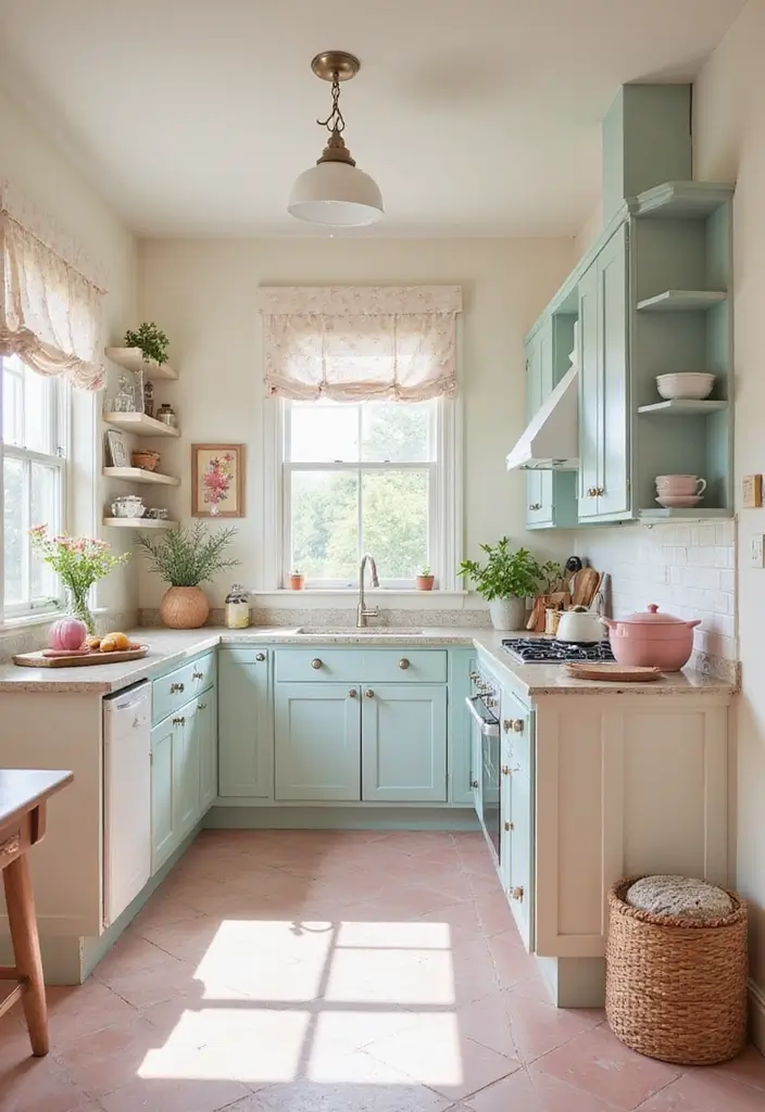 27 Cream Kitchen Ideas You’ll Want to Copy Right Away 17 27 Cream Kitchen Ideas You’ll Want to Copy Right Away - 17. Cream and Pastel Palette