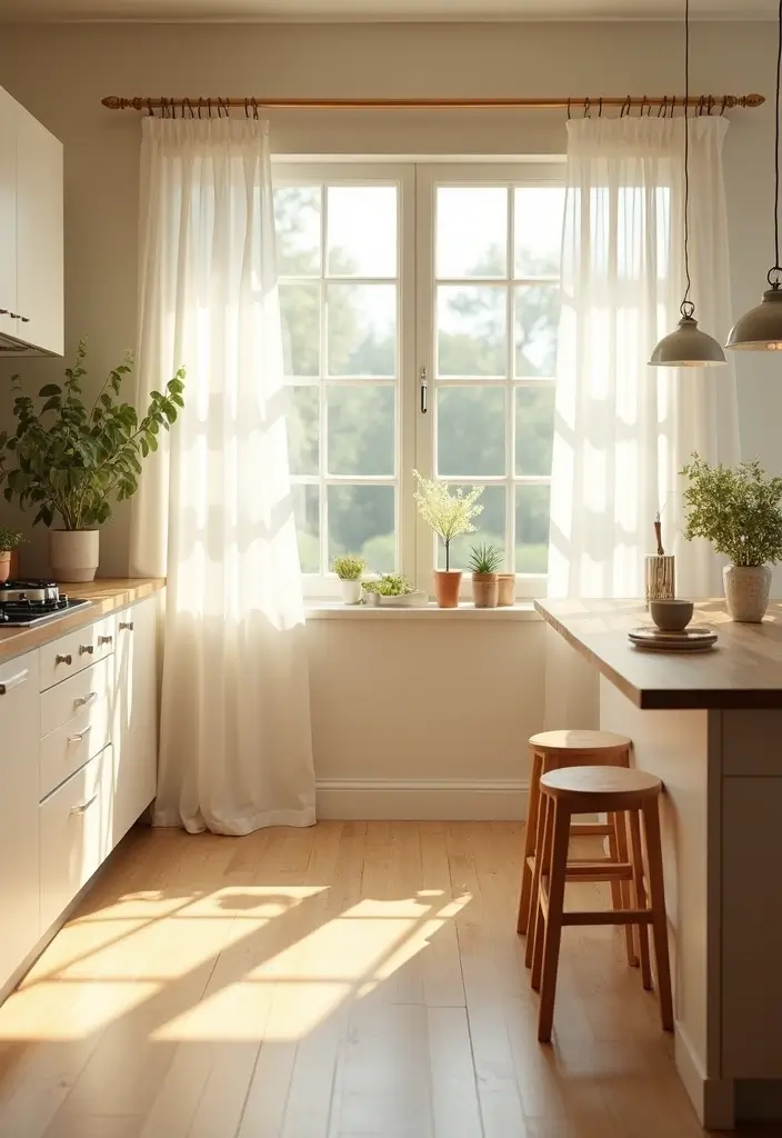 27 Cream Kitchen Ideas You’ll Want to Copy Right Away 20 27 Cream Kitchen Ideas You’ll Want to Copy Right Away - 20. Cream and Natural Light