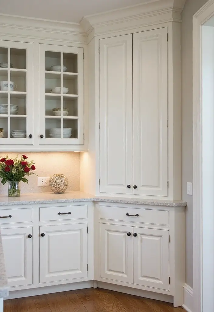 27 Kitchen Corner Cabinet Ideas to Solve Your Storage Problems 18 27 Kitchen Corner Cabinet Ideas to Solve Your Storage Problems - 18. Symmetrical Designs