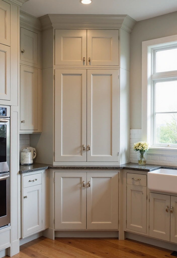 27 Kitchen Corner Cabinet Ideas to Solve Your Storage Problems 22 27 Kitchen Corner Cabinet Ideas to Solve Your Storage Problems - 22. Custom Built-Ins