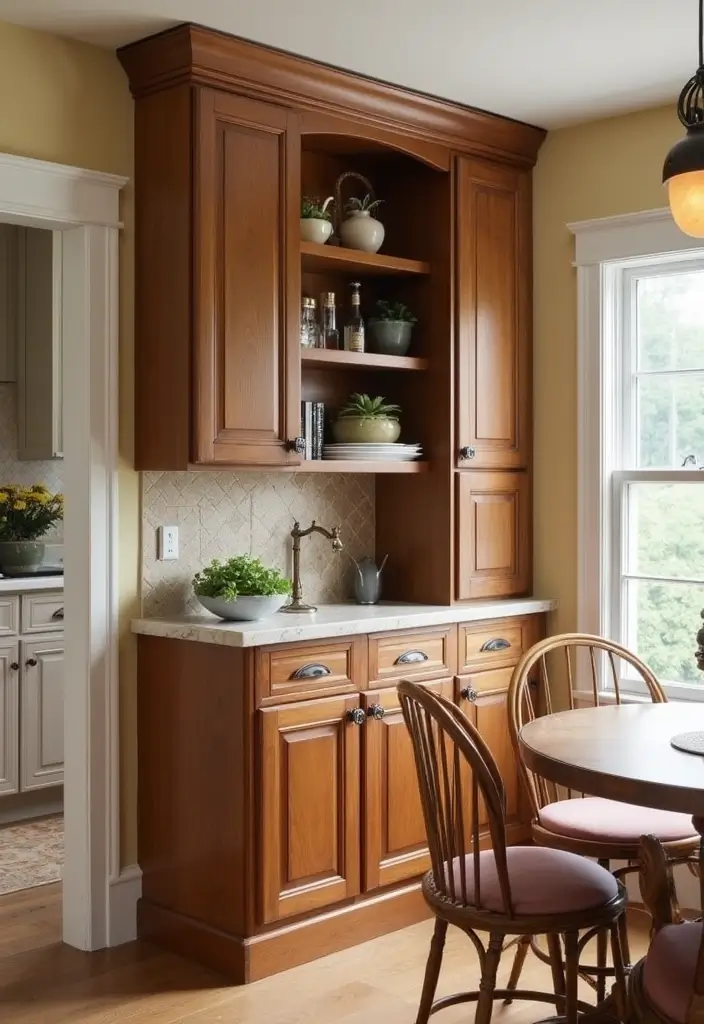 27 Kitchen Corner Cabinet Ideas to Solve Your Storage Problems 5 27 Kitchen Corner Cabinet Ideas to Solve Your Storage Problems - 5. Multi-Functional Furniture