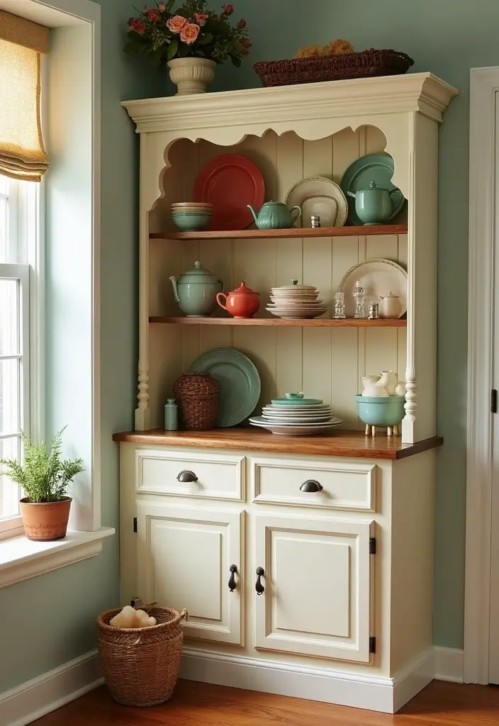 27 Kitchen Corner Cabinet Ideas to Solve Your Storage Problems 9 27 Kitchen Corner Cabinet Ideas to Solve Your Storage Problems - 9. Corner Hutches