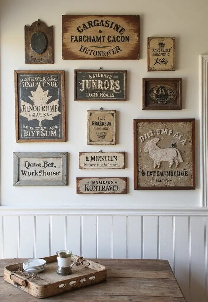 27 Kitchen Decor Ideas That Instantly Upgrade Your Space 1 27 Kitchen Decor Ideas That Instantly Upgrade Your Space - 1. Vintage Farmhouse Signs