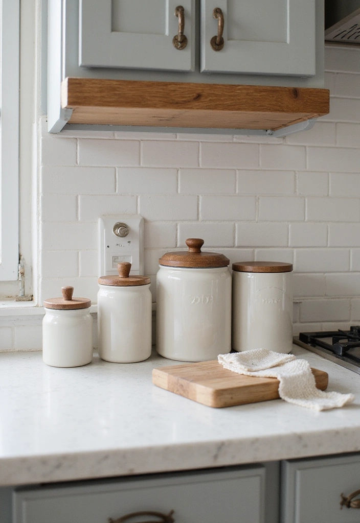 27 Kitchen Decor Ideas That Instantly Upgrade Your Space 18 27 Kitchen Decor Ideas That Instantly Upgrade Your Space - 18. Stylish Canisters