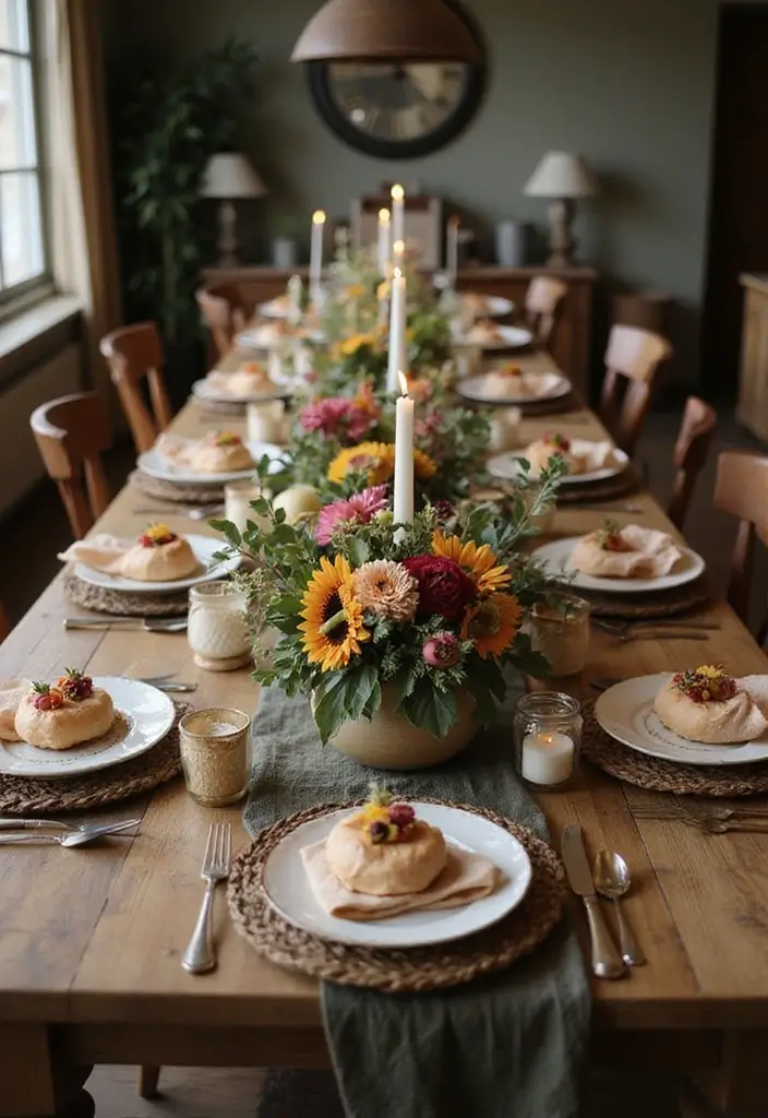 27 Kitchen Decor Ideas That Instantly Upgrade Your Space 5 27 Kitchen Decor Ideas That Instantly Upgrade Your Space - 5. Farmhouse Table Centerpieces