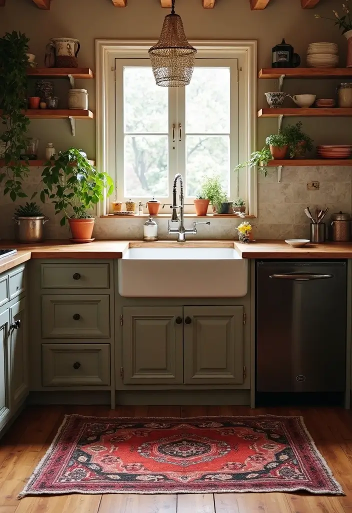 27 Kitchen Decor Ideas That Instantly Upgrade Your Space 7 27 Kitchen Decor Ideas That Instantly Upgrade Your Space - 7. Cozy Rugs