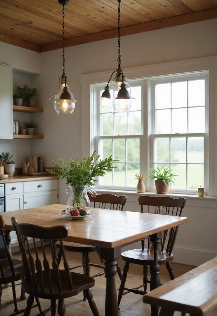 27 Kitchen Decor Ideas That Instantly Upgrade Your Space 8 27 Kitchen Decor Ideas That Instantly Upgrade Your Space - 8. Farmhouse Lighting Fixtures