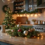 27 Kitchen Island Christmas Decor Ideas That Look Magical