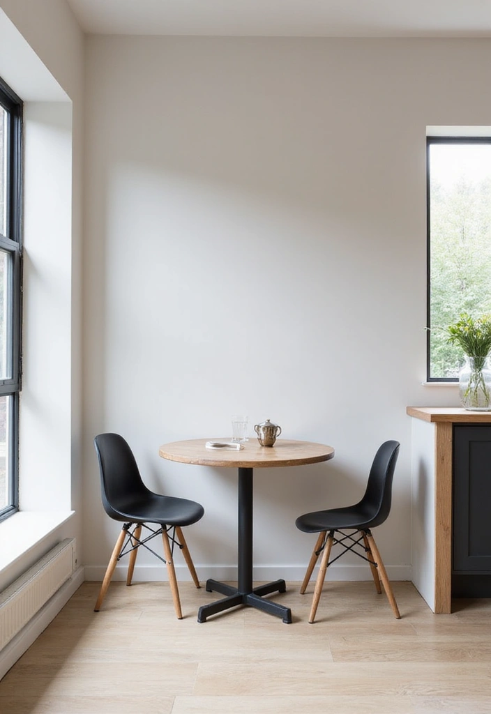 27 Kitchen Nook Ideas You’ll Want in Your Home 2 27 Kitchen Nook Ideas You’ll Want in Your Home - 2. Chic Modern Minimalist Corner