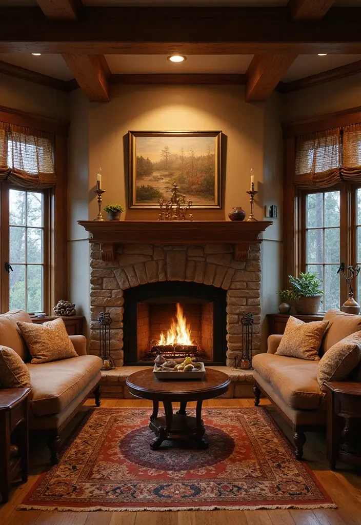 27 Kitchen Nook Ideas You’ll Want in Your Home 21 27 Kitchen Nook Ideas You’ll Want in Your Home - 21. Cozy Hearth Nook