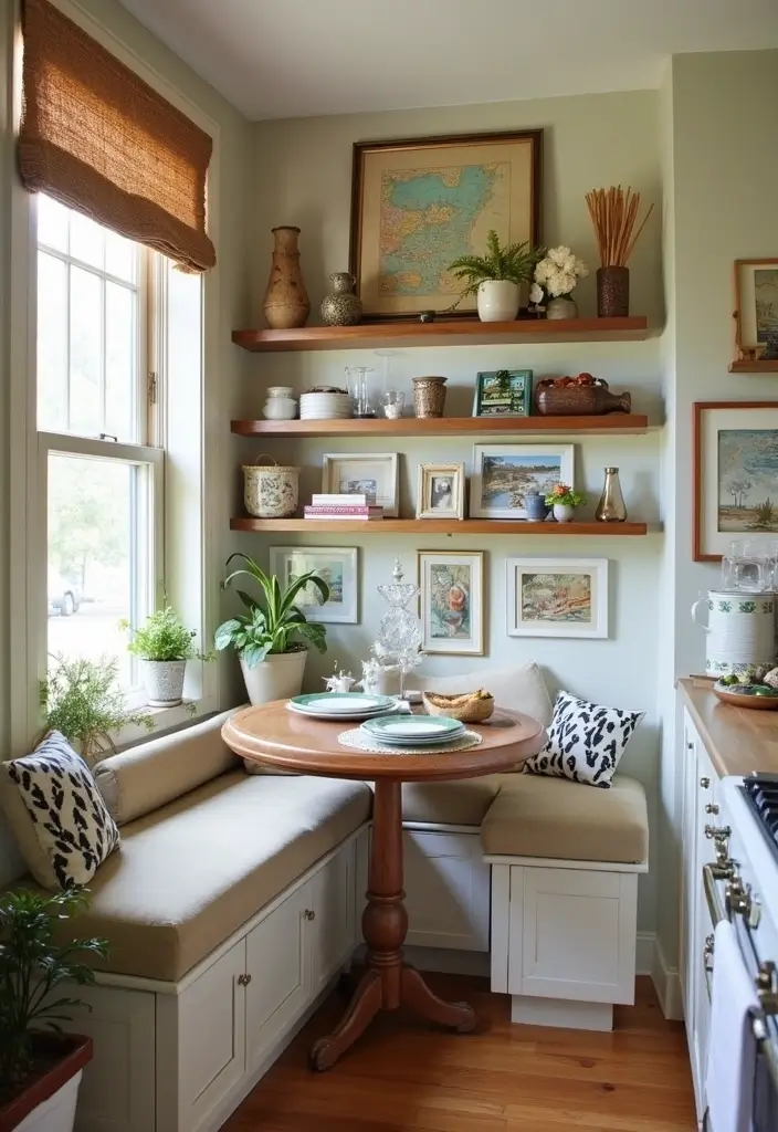 27 Kitchen Nook Ideas You’ll Want in Your Home 27 27 Kitchen Nook Ideas You’ll Want in Your Home - 27. Personal Touch Nooks