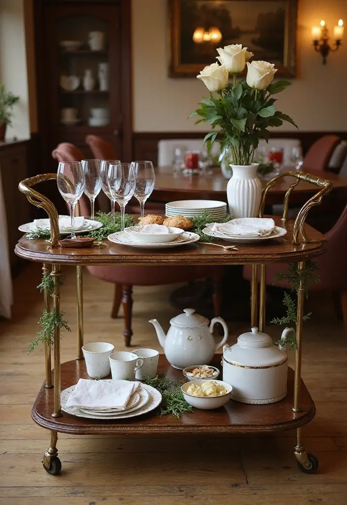 27 Kitchen Trolley Ideas Indian Homes Will Love - 11. Stylish Serving Trolley